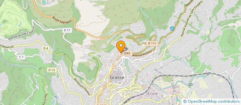 localisation de l'entreprise MONSIEUR NICOLAS POTTIER-MAYAFFRE à GRASSE
