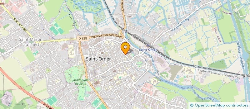 localisation de l'entreprise MONSIEUR NICOLAS POUCHAIN  SAINT-OMER