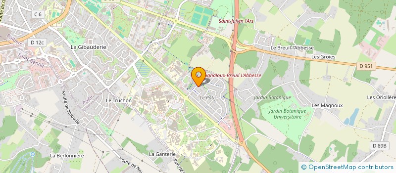 localisation de l'entreprise MONSIEUR NICOLAS POUDEROU  POITIERS