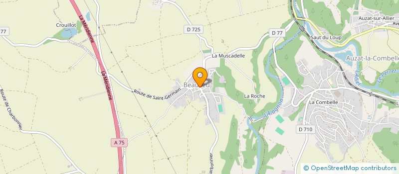 localisation de l'entreprise MONSIEUR NICOLAS POUGET  BEAULIEU