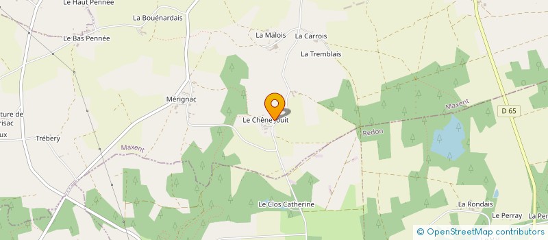 localisation de l'entreprise MONSIEUR NICOLAS POUGNAND  MAXENT