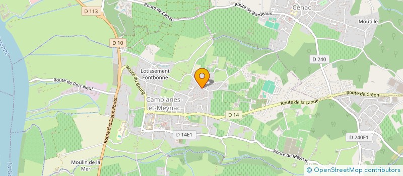 localisation de l'entreprise MONSIEUR NICOLAS POUGNAUD à CAMBLANES-ET-MEYNAC