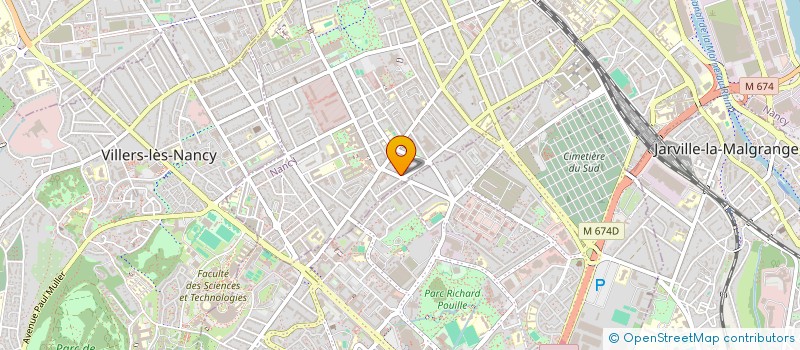localisation de l'entreprise MONSIEUR NICOLAS POUILIE à NANCY