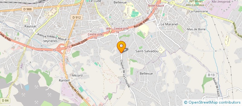 localisation de l'entreprise MONSIEUR NICOLAS POUILLARD à ALBI