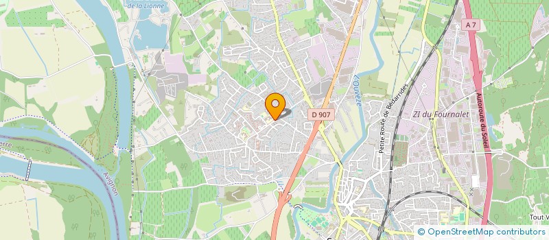 localisation de l'entreprise MONSIEUR NICOLAS POUJOL  SORGUES