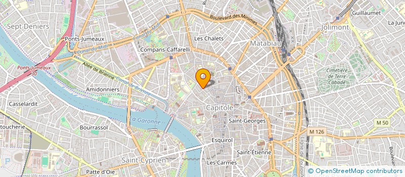 localisation de l'entreprise MONSIEUR NICOLAS POULAIN  TOULOUSE