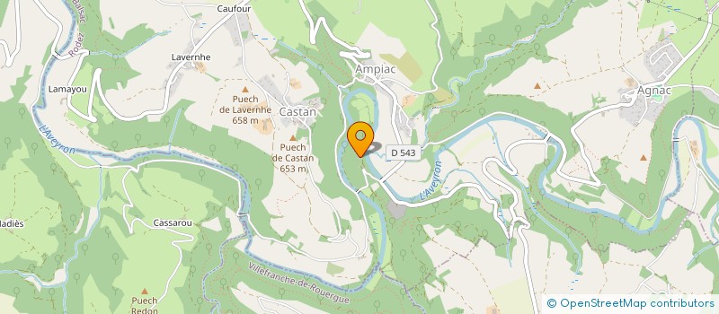 localisation de l'entreprise MONSIEUR NICOLAS POULAIN  DRUELLE BALSAC