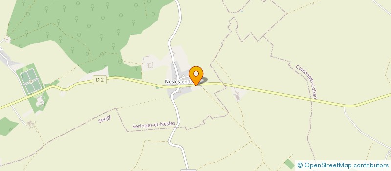 localisation de l'entreprise MONSIEUR NICOLAS POULET à SERINGES-ET-NESLES