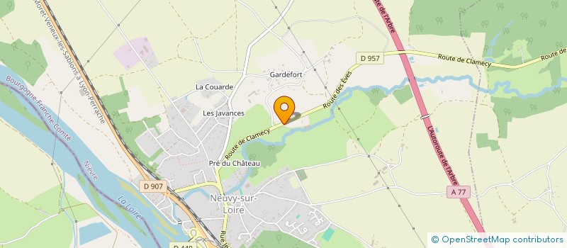 localisation de l'entreprise MONSIEUR NICOLAS POUPELARD à NEUVY-SUR-LOIRE