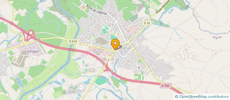 localisation de l'entreprise MONSIEUR NICOLAS POURCHASSE à GIGNAC