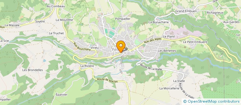 localisation de l'entreprise MONSIEUR NICOLAS POURTIER  VERANNE