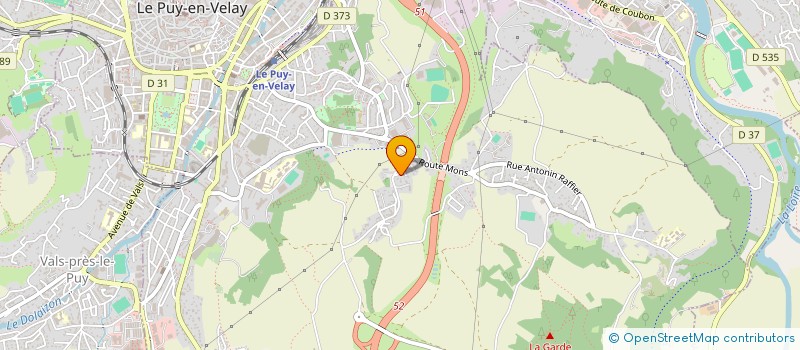 localisation de l'entreprise MONSIEUR NICOLAS POUTIGNAT  LE PUY-EN-VELAY