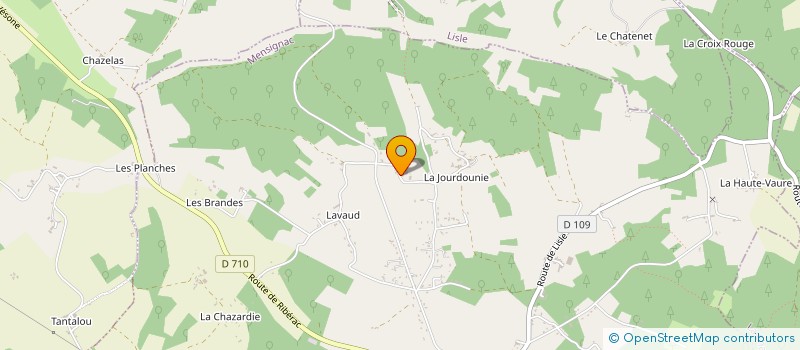 localisation de l'entreprise MONSIEUR NICOLAS PRADIER  MENSIGNAC