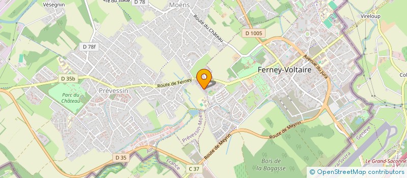 localisation de l'entreprise MONSIEUR NICOLAS PRADIGNAC à FERNEY-VOLTAIRE