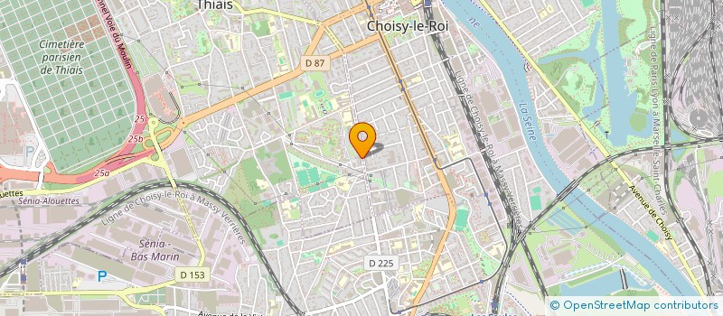 localisation de l'entreprise MONSIEUR NICOLAS PRADIV PIJEAUD  THIAIS