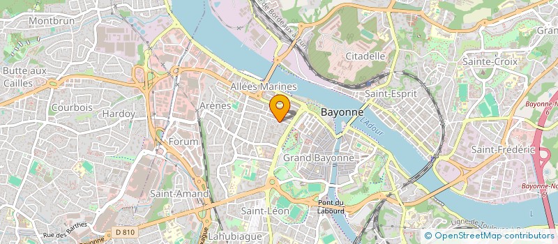 localisation de l'entreprise MONSIEUR NICOLAS PRALON à BAYONNE
