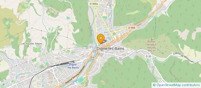 localisation de l'entreprise MONSIEUR NICOLAS PRAT à DIGNE-LES-BAINS