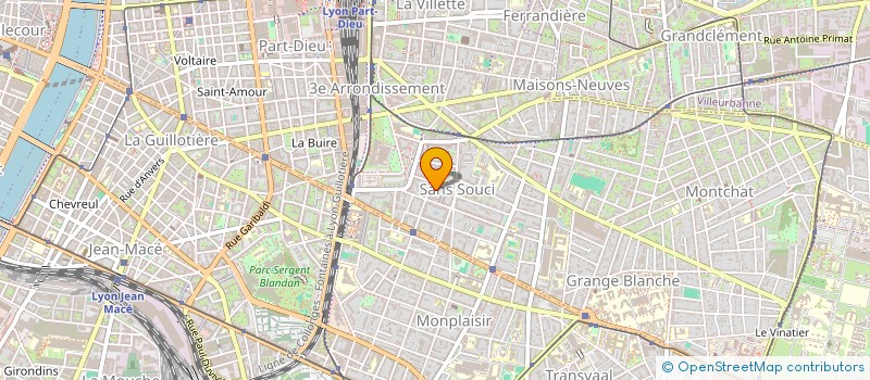 localisation de l'entreprise MONSIEUR NICOLAS PRATS  LYON