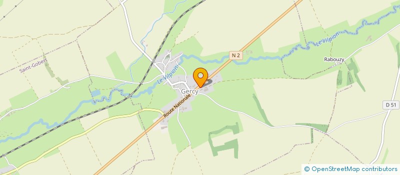 localisation de l'entreprise MONSIEUR NICOLAS PREUX  GERCY