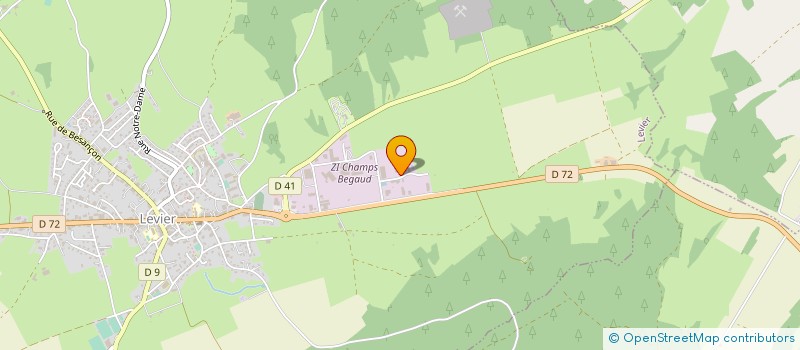 localisation de l'entreprise MONSIEUR NICOLAS PREVALET  LEVIER