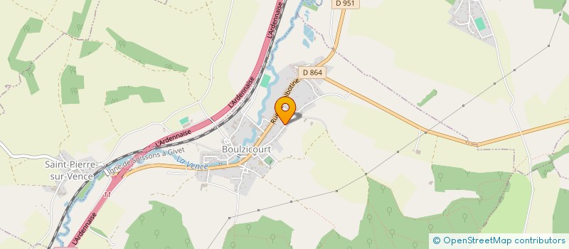 localisation de l'entreprise MONSIEUR NICOLAS PREVOST  BOULZICOURT