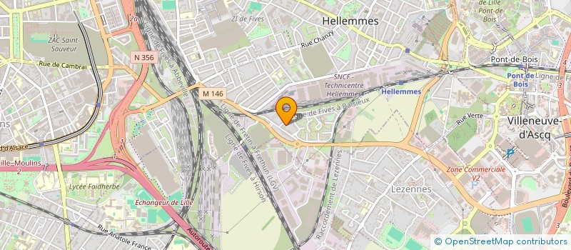 localisation de l'entreprise MONSIEUR NICOLAS PREVOST à LILLE