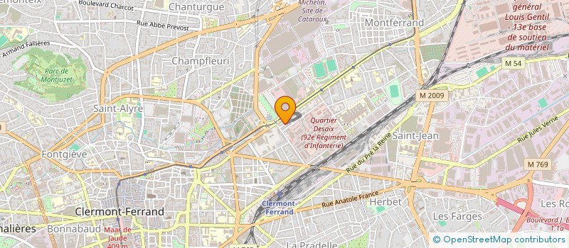 localisation de l'entreprise MONSIEUR NICOLAS PRIANON  CLERMONT-FERRAND