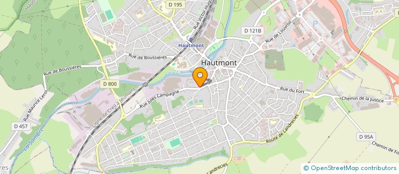 localisation de l'entreprise MONSIEUR NICOLAS PRINCELLE  HAUTMONT