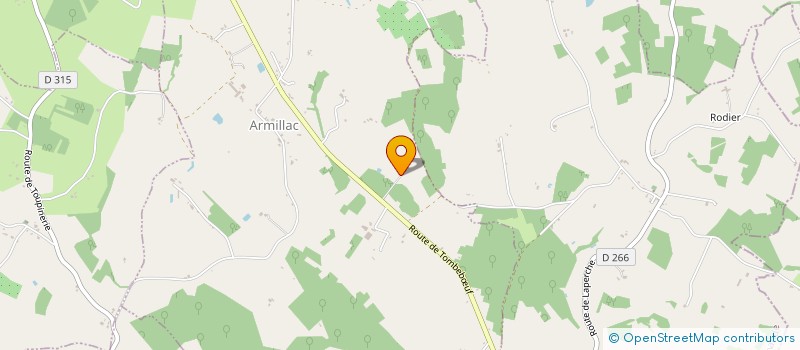localisation de l'entreprise MONSIEUR NICOLAS PROPY  ARMILLAC
