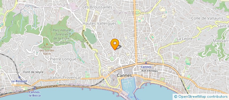 localisation de l'entreprise MONSIEUR NICOLAS PROU à CANNES