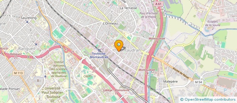 localisation de l'entreprise MONSIEUR NICOLAS PROUDHOM à TOULOUSE