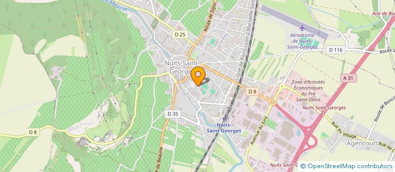 localisation de l'entreprise MONSIEUR NICOLAS PROUX  NUITS-SAINT-GEORGES