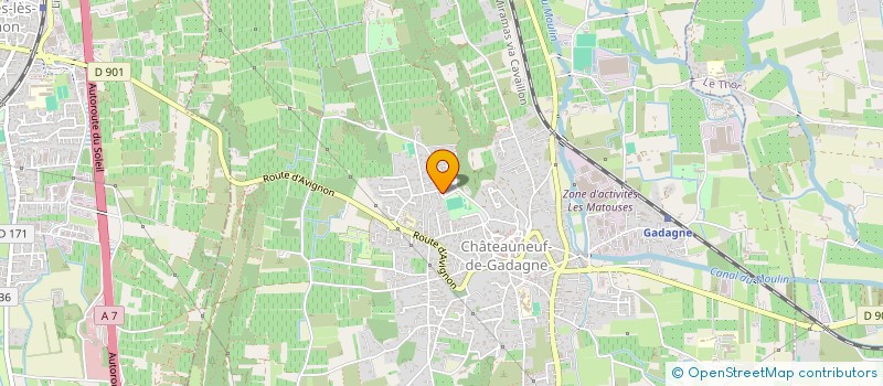 localisation de l'entreprise MONSIEUR NICOLAS PROVENCAL  CHATEAUNEUF-DE-GADAGNE