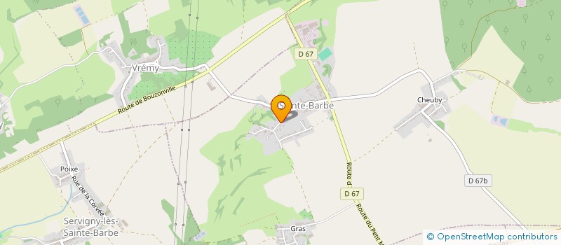 localisation de l'entreprise MONSIEUR NICOLAS PROVO  SAINTE-BARBE