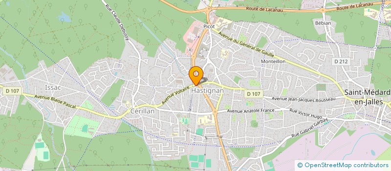 localisation de l'entreprise MONSIEUR NICOLAS PRUD HOMME  LE PORGE