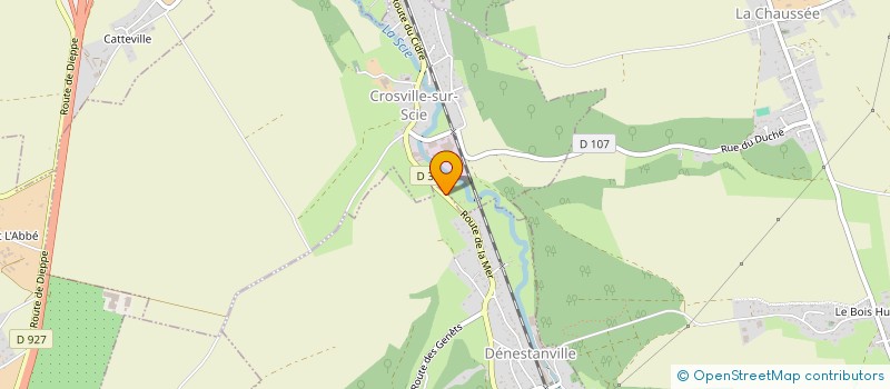 localisation de l'entreprise MONSIEUR NICOLAS PRUVOST  CROSVILLE-SUR-SCIE