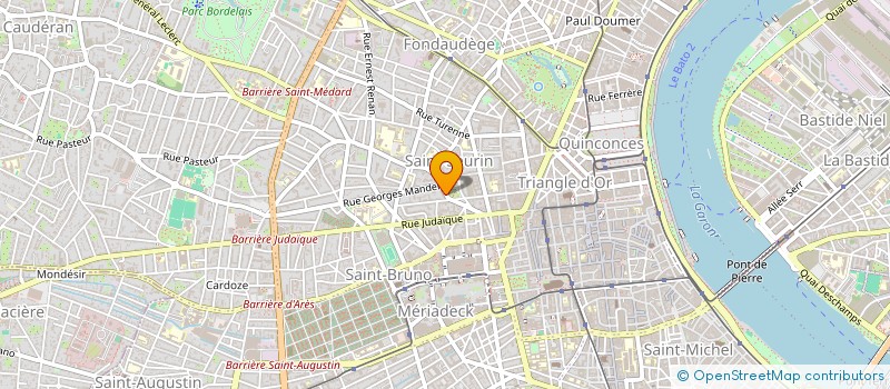 localisation de l'entreprise MONSIEUR NICOLAS PUIRAVEAU  BORDEAUX