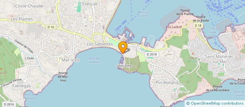 localisation de l'entreprise MONSIEUR NICOLAS PUJOL  TOULON