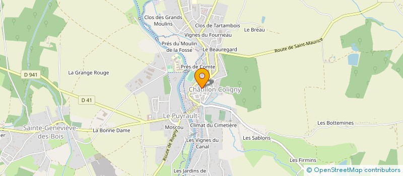localisation de l'entreprise MONSIEUR NICOLAS PUPA à CHATILLON-COLIGNY