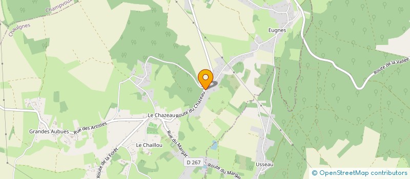 localisation de l'entreprise MONSIEUR NICOLAS PUZENAT  CHAULGNES