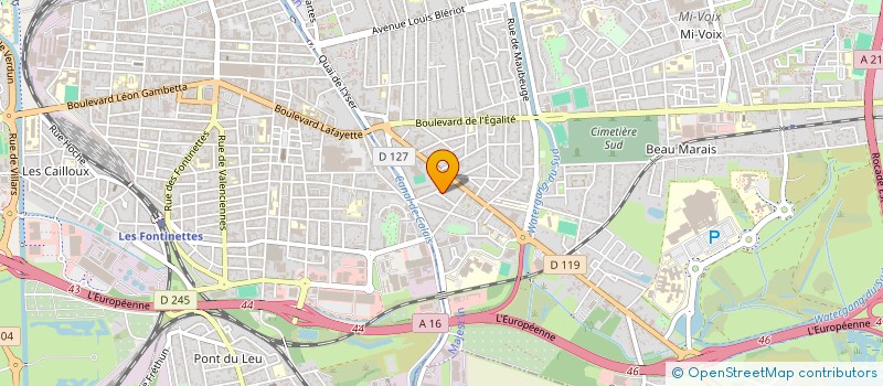 localisation de l'entreprise MONSIEUR NICOLAS PYLYP  CALAIS