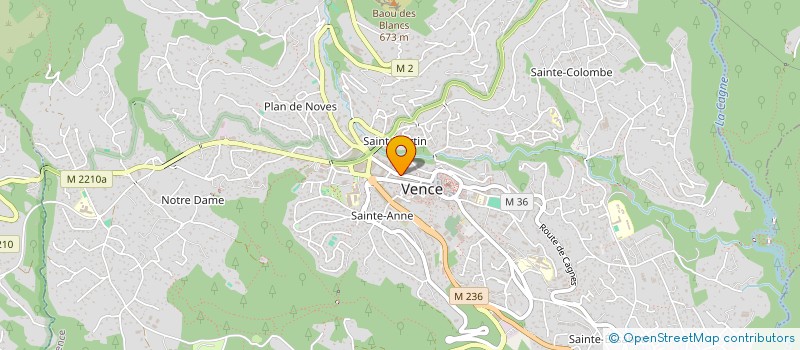 localisation de l'entreprise MONSIEUR NICOLAS QUARTINO  VENCE