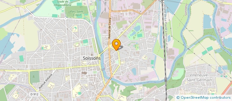 localisation de l'entreprise MONSIEUR NICOLAS QUENEE à SOISSONS
