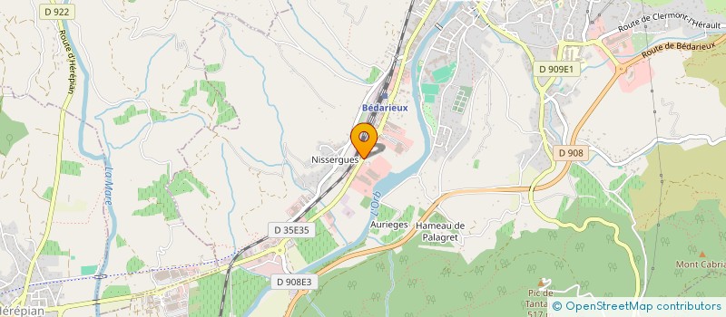 localisation de l'entreprise MONSIEUR NICOLAS QUENIAU à BEDARIEUX