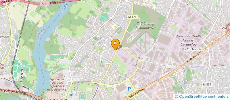 localisation de l'entreprise MONSIEUR NICOLAS QUILLERE  NANTES