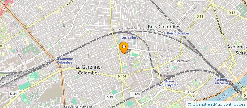 localisation de l'entreprise MONSIEUR NICOLAS QUINIOU à LA GARENNE-COLOMBES