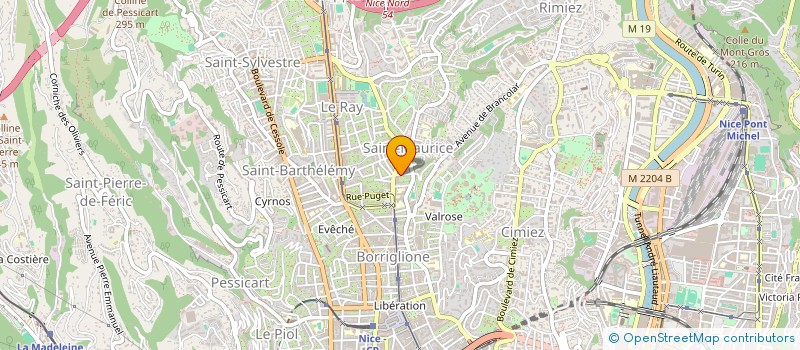 localisation de l'entreprise MONSIEUR NICOLAS QUINTAVALLA à NICE