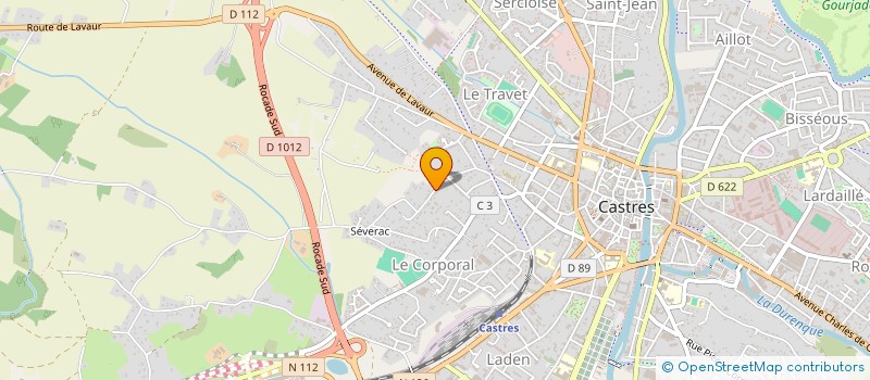 localisation de l'entreprise MONSIEUR NICOLAS QUIVORON  CASTRES