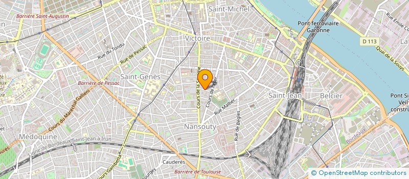 localisation de l'entreprise MONSIEUR NICOLAS RABOT  BORDEAUX