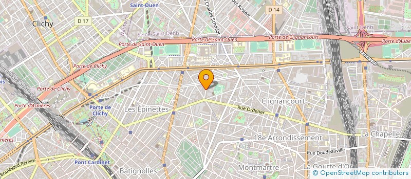localisation de l'entreprise MONSIEUR NICOLAS RADOVANOVIC à PARIS